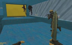 CS1.6最原始的死亡跑酷模式之勇往直前 豆客平台跳跃服 deathrun_wipeout_beta2