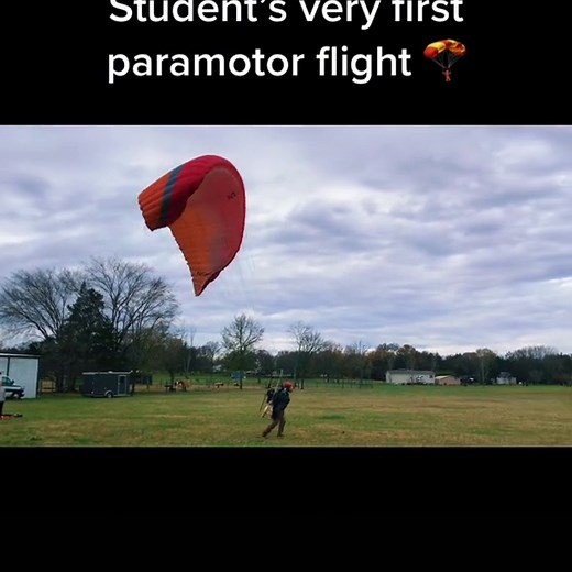 Student's First Solo Flight Experience | Paramotor Adventure