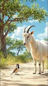 Kala cheetah aur bakri ka bacha #fyp #ytshort #aistory #ai #lion #animalstory #shorts