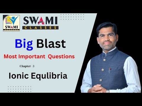 🔥Ionic Equilibria - 5 Most important PYQS for MHT-CET #mhtcet #pyq #chemistry #exampreparation🎯💯