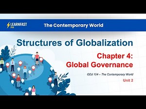 Unit 2: The Structures of Globalization (Chapter 4: Global Governance) | The Contemporary World
