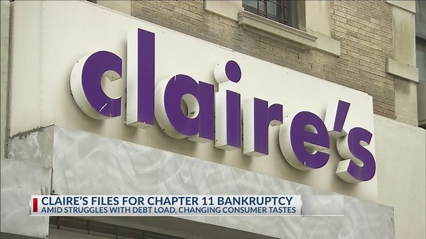 Claire's files for Chapter 11 bankruptcy
