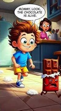 Runaway Choco 🍫 | Funny Animated Chocolate Cartoon Short for Kids 🤣 | Will He Escape?