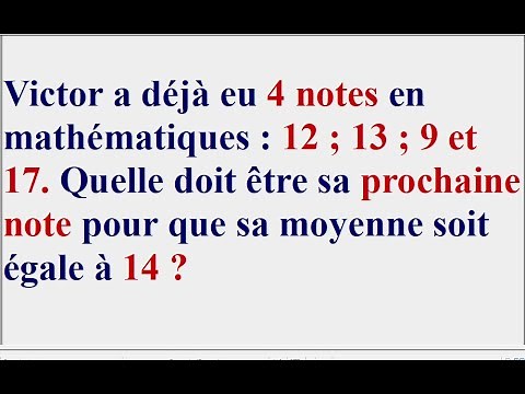 Comment calculer une moyenne simple ?