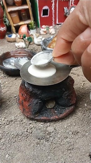 miniature mini coconut Dosa #shortsvideo🥥😱