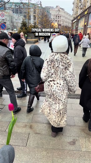 Celebrating Women's Day in Moscow