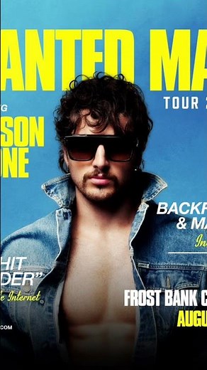 Benson Boone Wanted Man Tour 2026