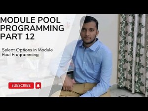 13.12 Select Options in Module Pool Programming