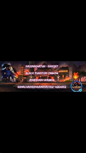 Takashi Ninja Warrior Referral Codes 🔥 Thanks Ninja Warriors! #LuckyNo1000 #TakashiNinjaWarrior