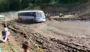 450K views · 1.2K reactions | Not everyday you see a bus mudding I...