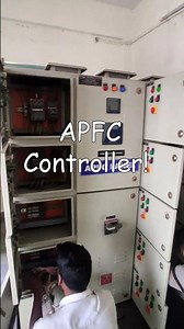 Electric ⚡ Automatic Power Factor Correction Panel (APFC) Maintenance Capacitor Bank #electrical