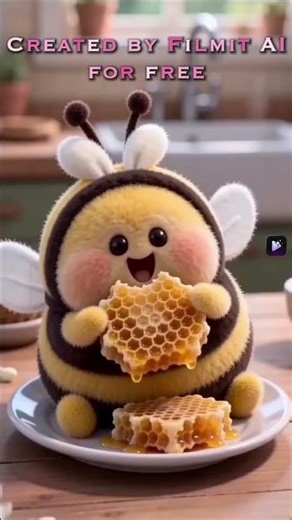 Tiny fluffy bee pets actually exist 🐝✨