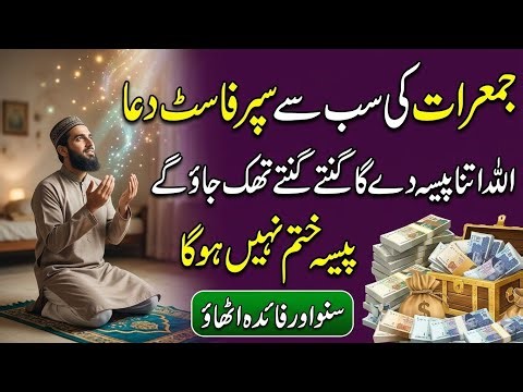 1 Bar Suno Karodo Pao | Jumerat Dua For Money | Dua E Rizq | Rizq Ki Dua | Dua For Money And Wealth