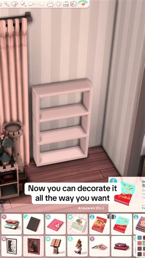 Creating a bookshelf with T.O.O.L Mod by TwistedMexi in The Sims 4 #thesims4 #sims4 #sims