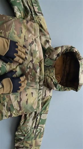 Tactical winter jacket UATAC Multicam Ripstop Climashield Apex 136