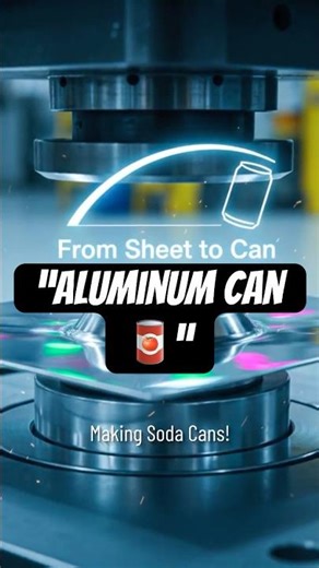 “How Aluminum Cans Are Made 🏭 Stamping Process Explained”