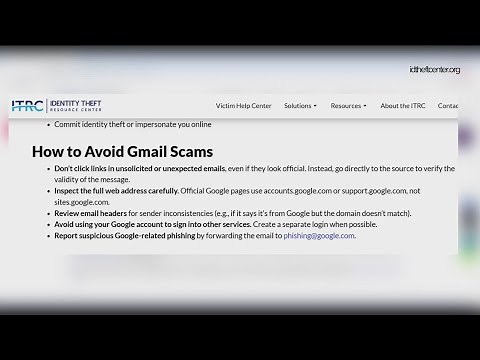 Cybersecurity experts warn about 'Gmail' phishing scam