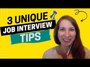 3 Unique and Essential Job Interview Tips in English