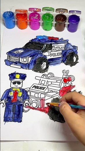 Lego City Police Coloring 🎨🚔🚨