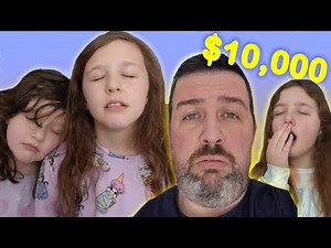 LAST TO FALL ASLEEP WINS $10000 | Fun Family Three Challenge w/ Ava Isla and Olivia