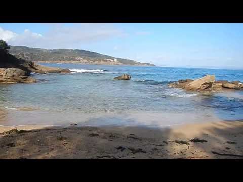 île du Levant : la plage
