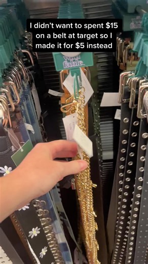 DIY Handmade Celestial Chain Belt Tutorial Under $5