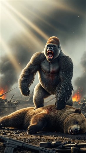 THE RISE & FALL OF GORILLA 🥵🤯– Defeated by Rhino, Crushed by Elephant! ☠️💀