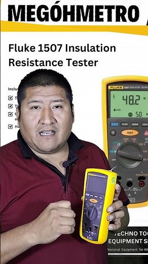 THE MEGOMETER #electricalsafety #megger #fluke
