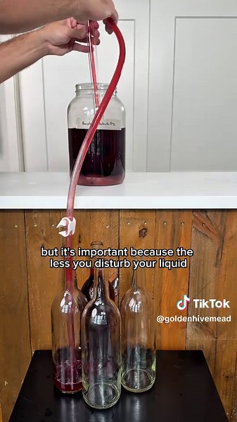 Cómo utilizar un sifón para vino y hidromiel