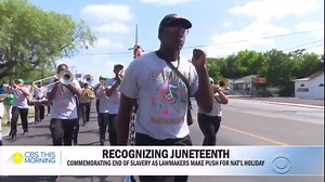 Juneteenth: The story behind the 155-year-old holiday that commemorates the end of slavery https://cbsn.ws/2AU209r | CBS Mornings