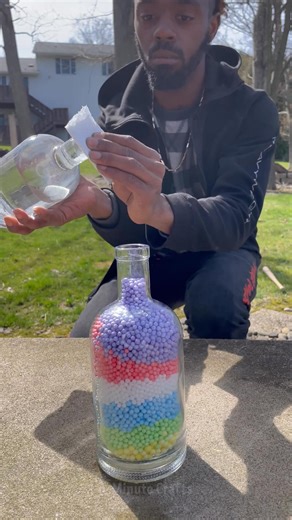 3.6M views · 11K reactions | Moving Beads in Glass Bottles  | 5-Minute Crafts | Facebook