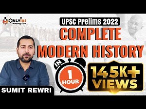 Complete Modern History for UPSC | Revise complete Modern History in 1 hours | UPSC 2022 | OnlyIAS
