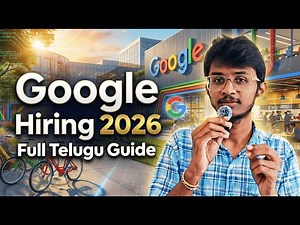 Google Software Engineer 2026 Hiring 🔥 Full Guide in Telugu | Eligibility, Skills, Salary & Tips