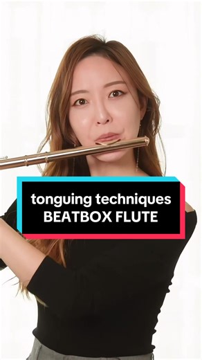 Learn Tonguing Techniques for Flute with Beatbox Sounds | Jasmine Choi