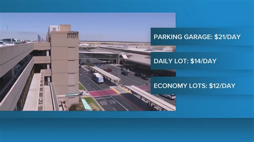 Parking fees increase at Sacramento International Airport