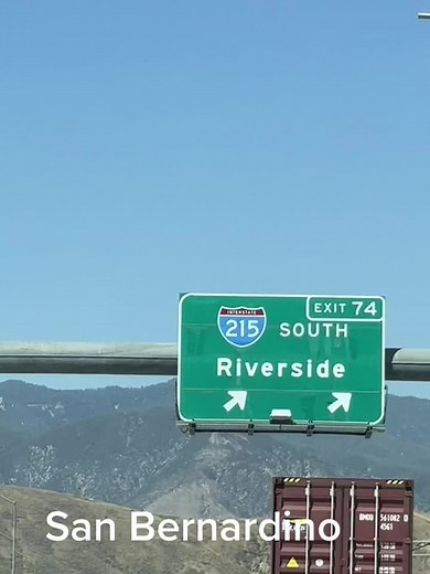 Exploring the San Bernardino Highway: Vehicles in Motion