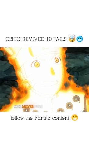 OBITO REVIVED 10 TAILS 🤯🥶 #animeedits #narutoedits | wasim_legend555