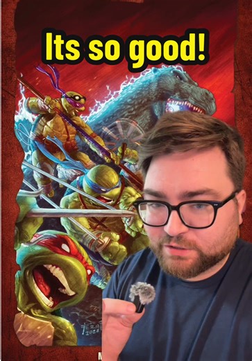 TMNT X Godzilla is so much fun! #godzilla #tmnt #teenagemutantninjaturtles #comicbooks #kaiju