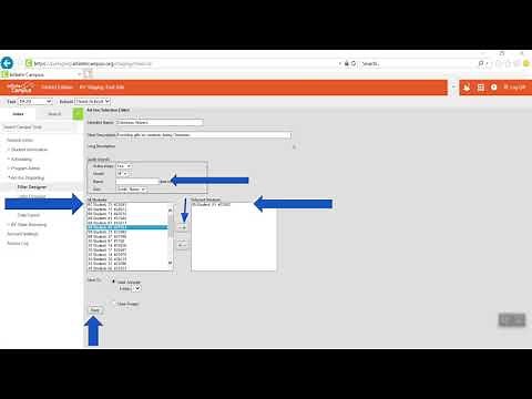Running an Ad Hoc Report in Infinite Campus