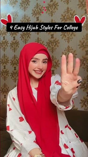 4 Easy And Simple Hijab Styles For School/College By Areeba_tahir_ #hijabtutorial #viral #foryoupage