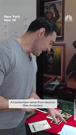 Actor Gene Hackman's personal collection of art goes up for auction in New York City, including his three Golden Globe awards and a letter from director Wes Anderson. | NBC News