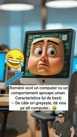 Computerul românesc #shorts #umor #computer #glumă #râs