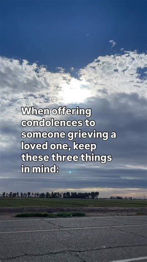 😪♥️Offering Condolences with compassion involves sharing your heartfelt sympathies with someone who has lost a loved one. Keep these three essential points in mind: 1️⃣ Authenticity: Express your feelings. A simple, heartfelt message is more meaningful than trying to find perfect words. For example, saying, “I don’t know what to say, but I love you, and I’m here,” is better than attempting to make them feel better or fix their loss. 2️⃣ Show Up: Sometimes, just being there for someone is enough