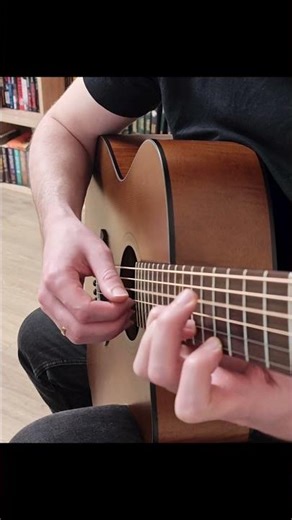 Atmospheric music by Angelo Badalamenti (Twin Peaks Theme) #short #guitar #fingerstyle #cover