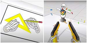 Advanced Hand and Finger Physics on Oculus Quest