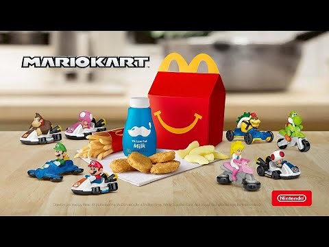 McDonald's 2022 Mario Kart 8 Deluxe Happy Meal Toys Commercial Promotion