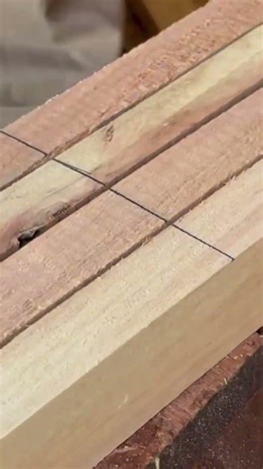 Cutting wood beams precisely using a circular saw