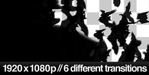Bats Flying Across the Screen Transitions 6 Styles