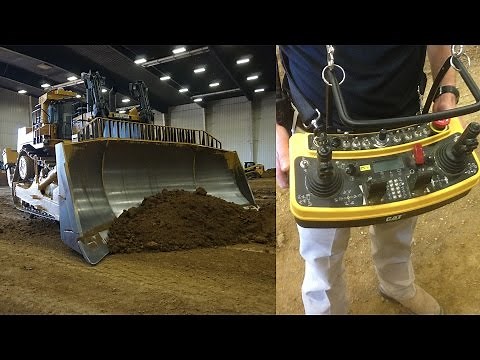 Remote-Controlled 900+ Horsepower Caterpillar Bulldozer