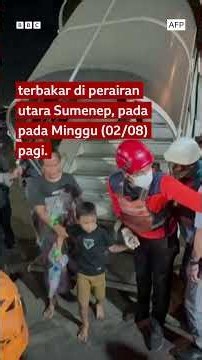 Kesaksian penumpang yang selamat dari terbakarnya kapal Mutiara Sentosa di perairan Madura